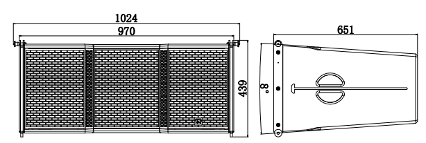 Reyn Audio RL214 双14寸线阵列扬声器